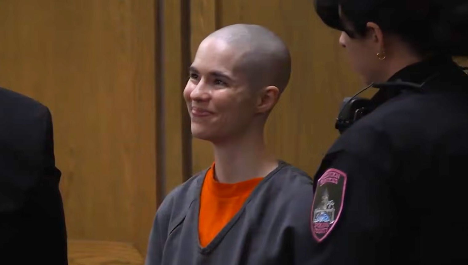 Woman Smiled in Court After Receiving 28-Year Sentence for Dad's Slaying