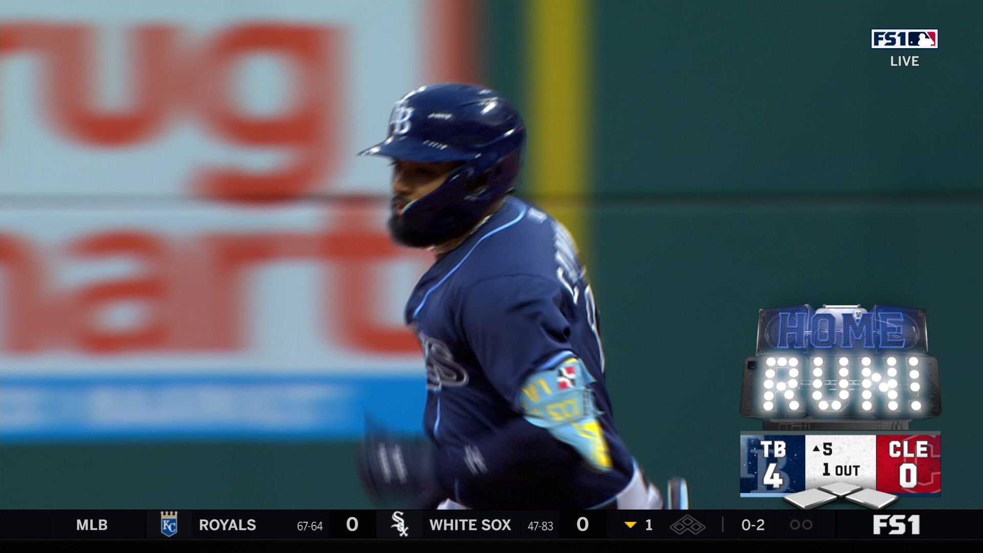 Junior Caminero crushes a two-run home run, extending Rays' lead over Guardians