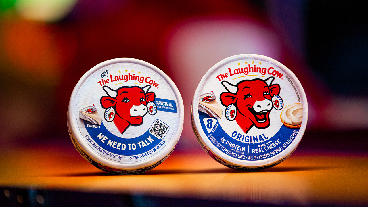 The Laughing Cow ditches iconic smile and teases cheese shoppers with cryptic message on packaging