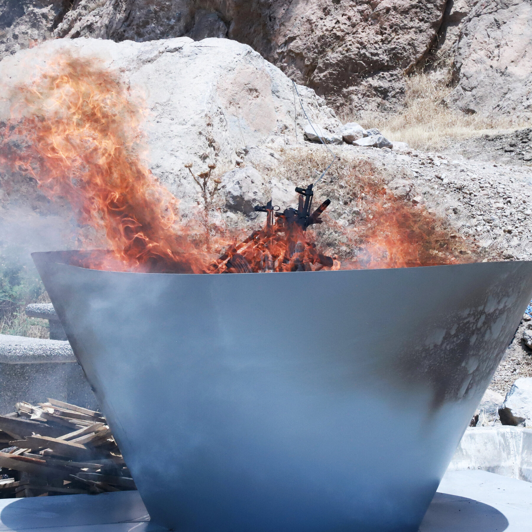 Kurdish PKK Fighters Burn Weapons in Step Toward Peace With Turkey