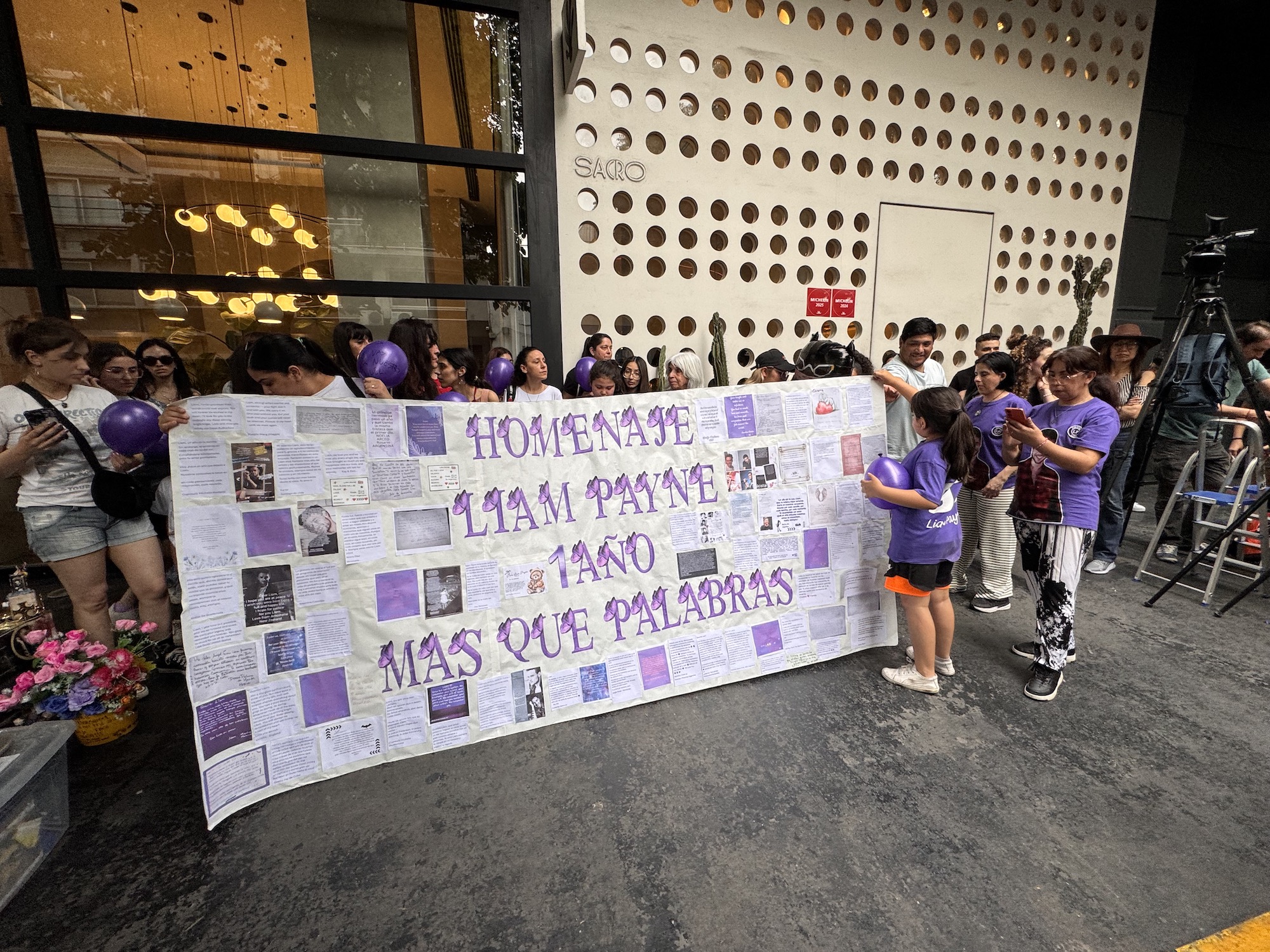 Liam Payne Fans Hold Memorial in Buenos Aires on 1st Death Anniversary