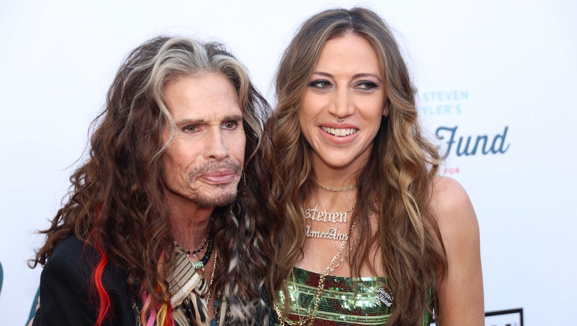 Aerosmith’s Steven Tyler and Girlfriend Aimee Preston Are Not Splitting
