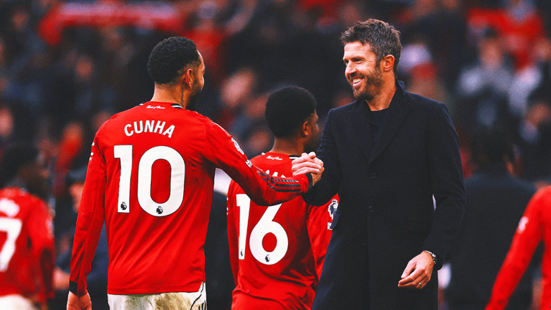 Manchester United Crush Manchester City in Michael Carrick's First Game as Coach