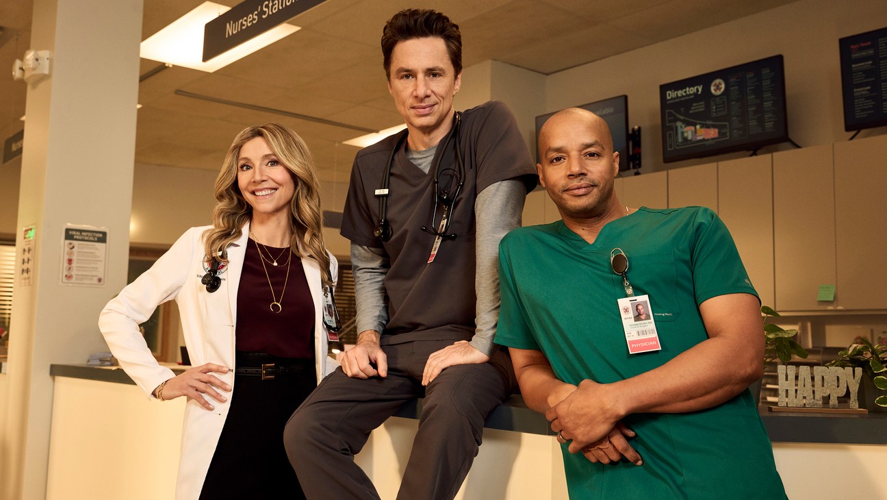 Zach Braff, Sarah Chalke Praise 'Scrubs' Love Interests After Onscreen Split