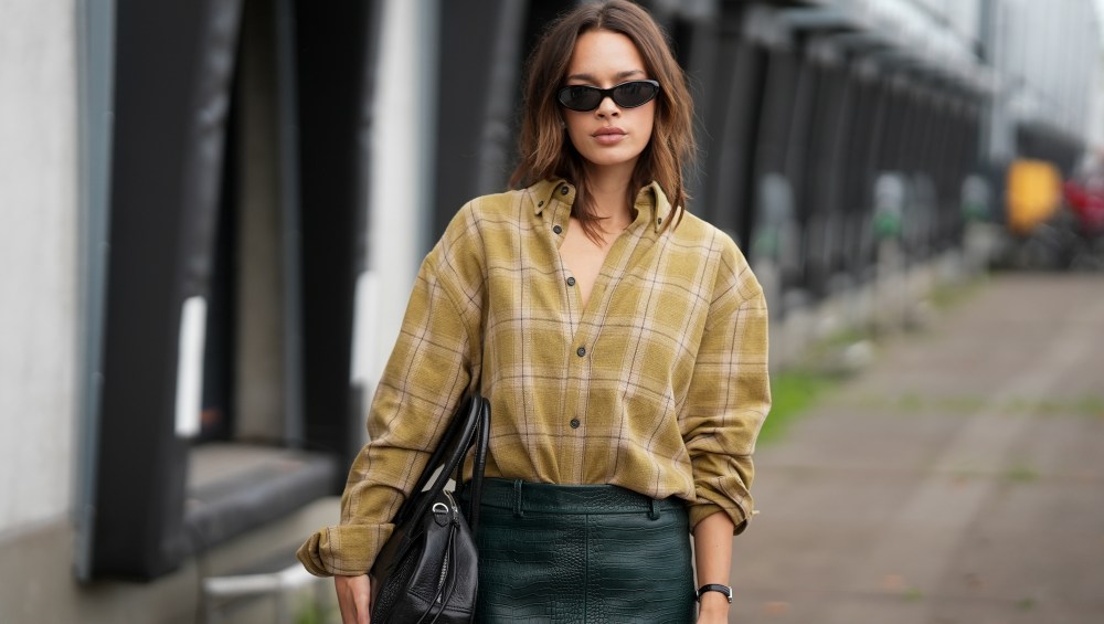 All the Cool Girls Will Be Wearing This Luxe-Looking Shirt Style Come Fall