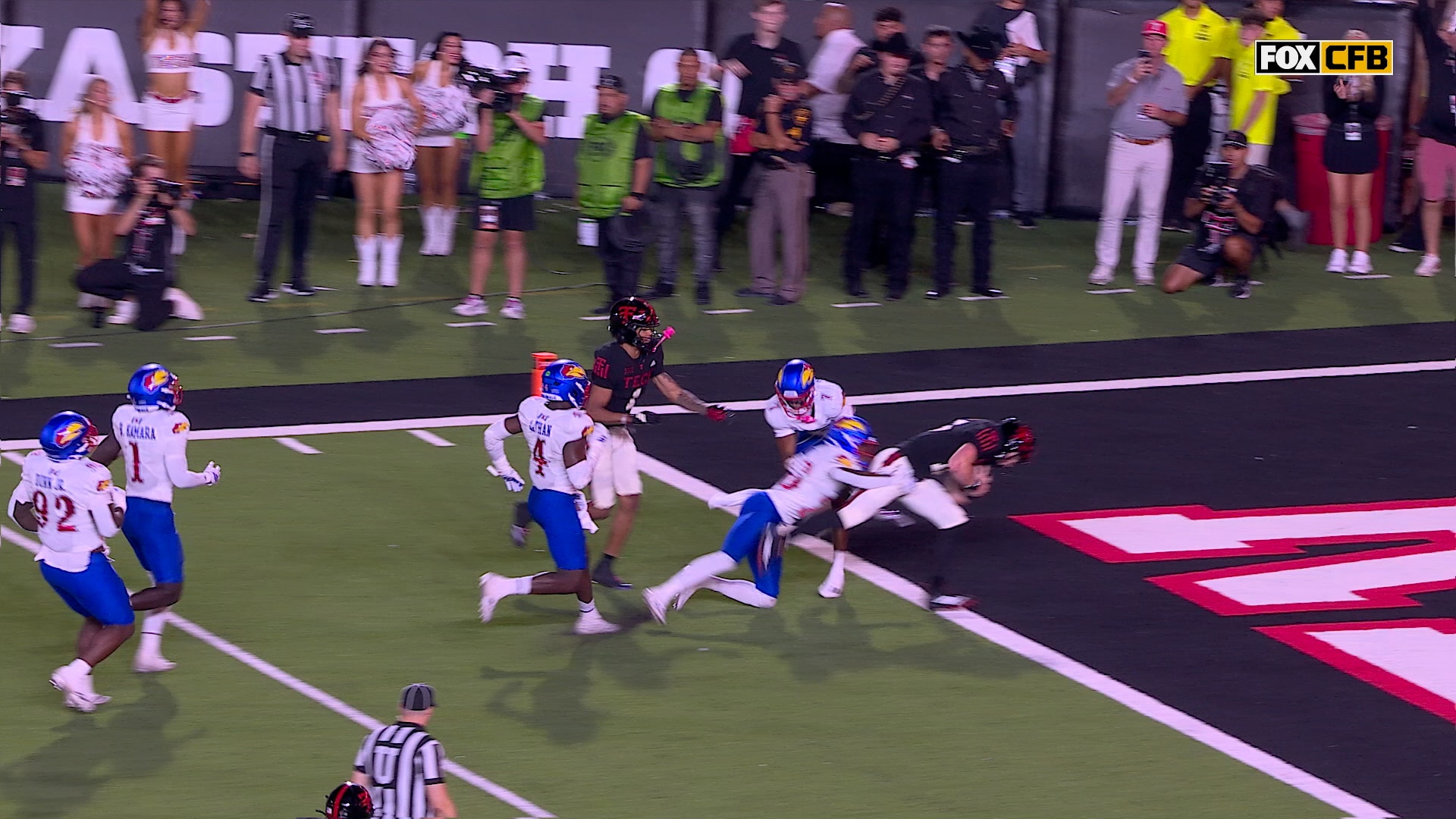 Texas Tech's Will Hammond scrambles for 20-yard TD, extending lead over Kansas