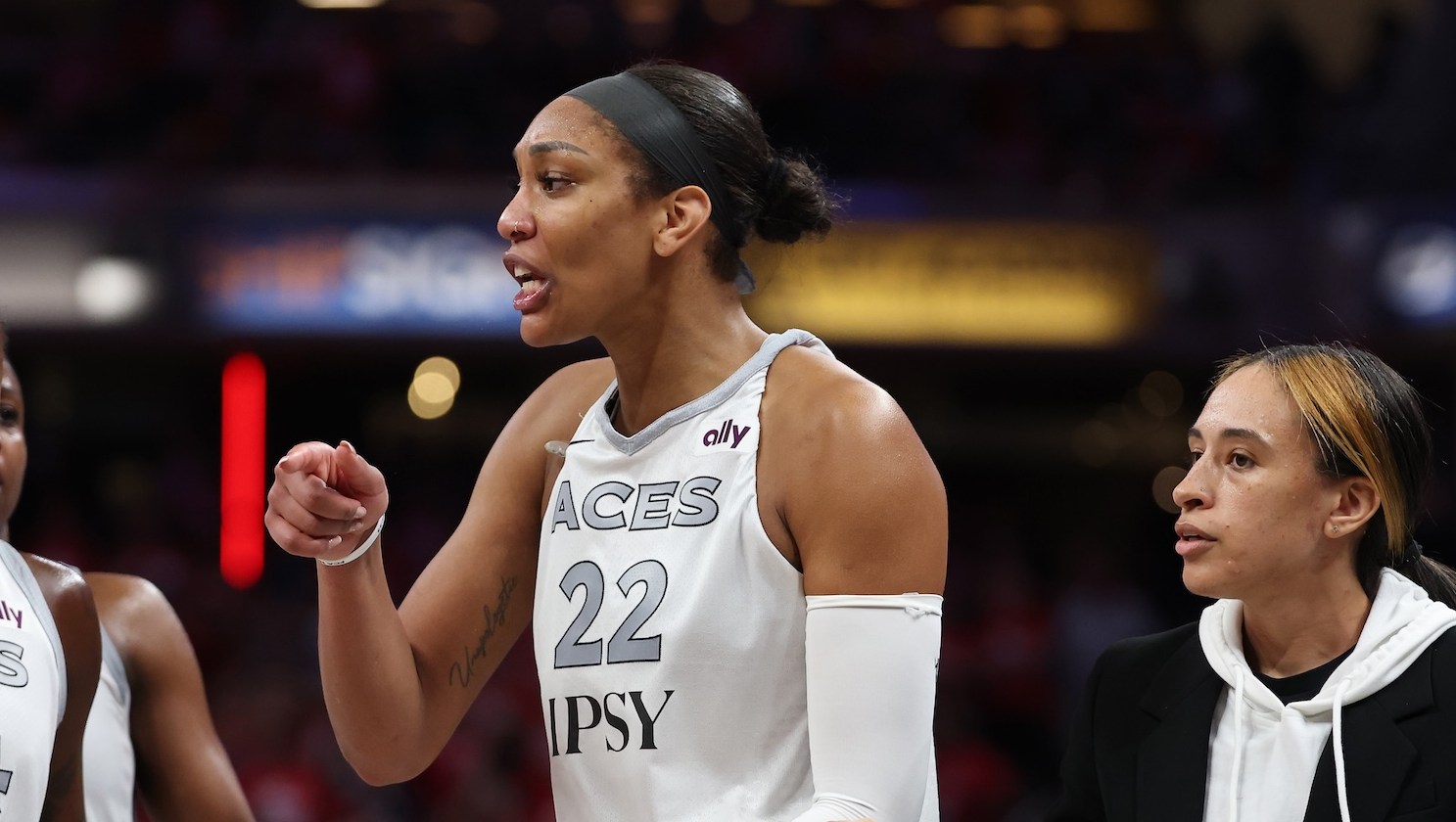 WNBA’s A’ja Wilson Confronts Indiana Fever Fan: ‘I See a Man Come at Me’