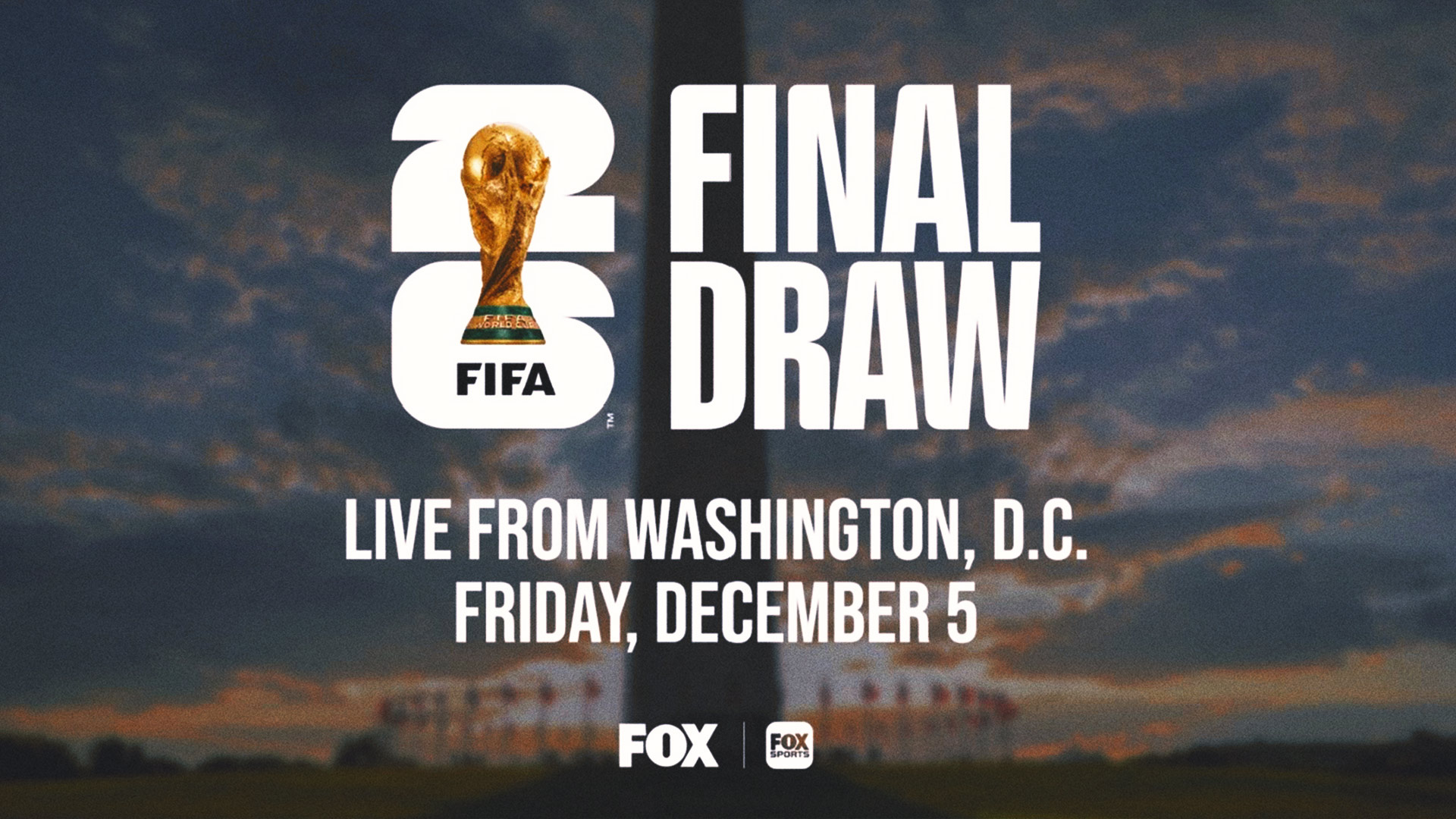 2026 FIFA World Cup Final Draw: FOX Sports Details TV, Digital Coverage