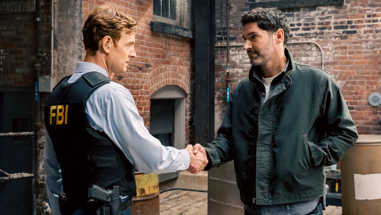 Tom Ellis and Nick Gehlfuss Are Unlikely Partners in ‘CIA’ 1st Look