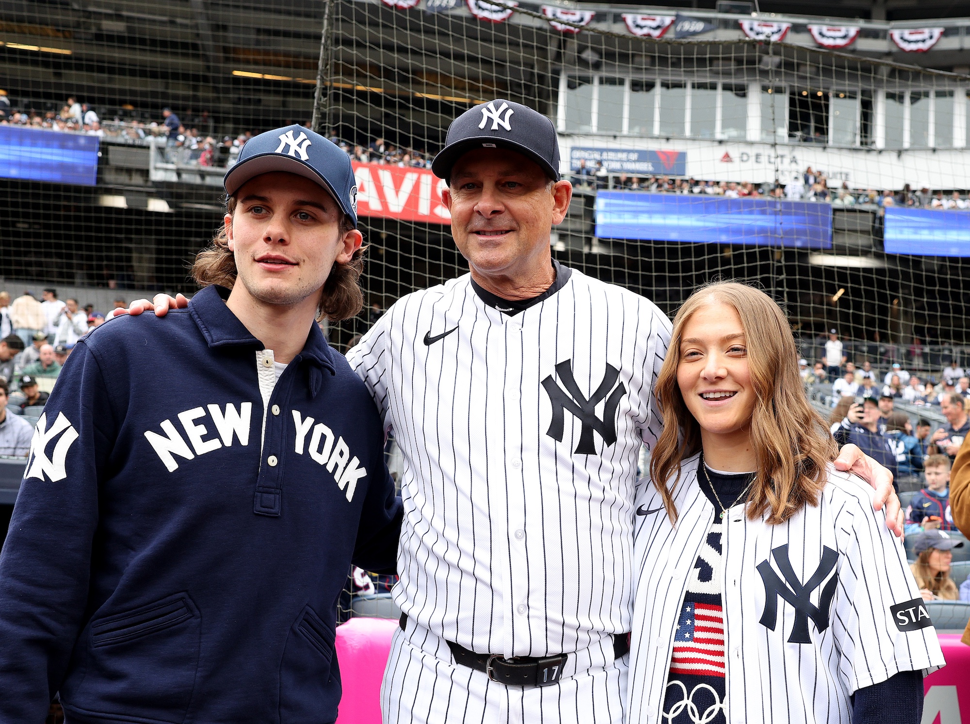 Team USA’s Jack Hughes Shows Off New Teeth at Yankee Stadium Opening Day