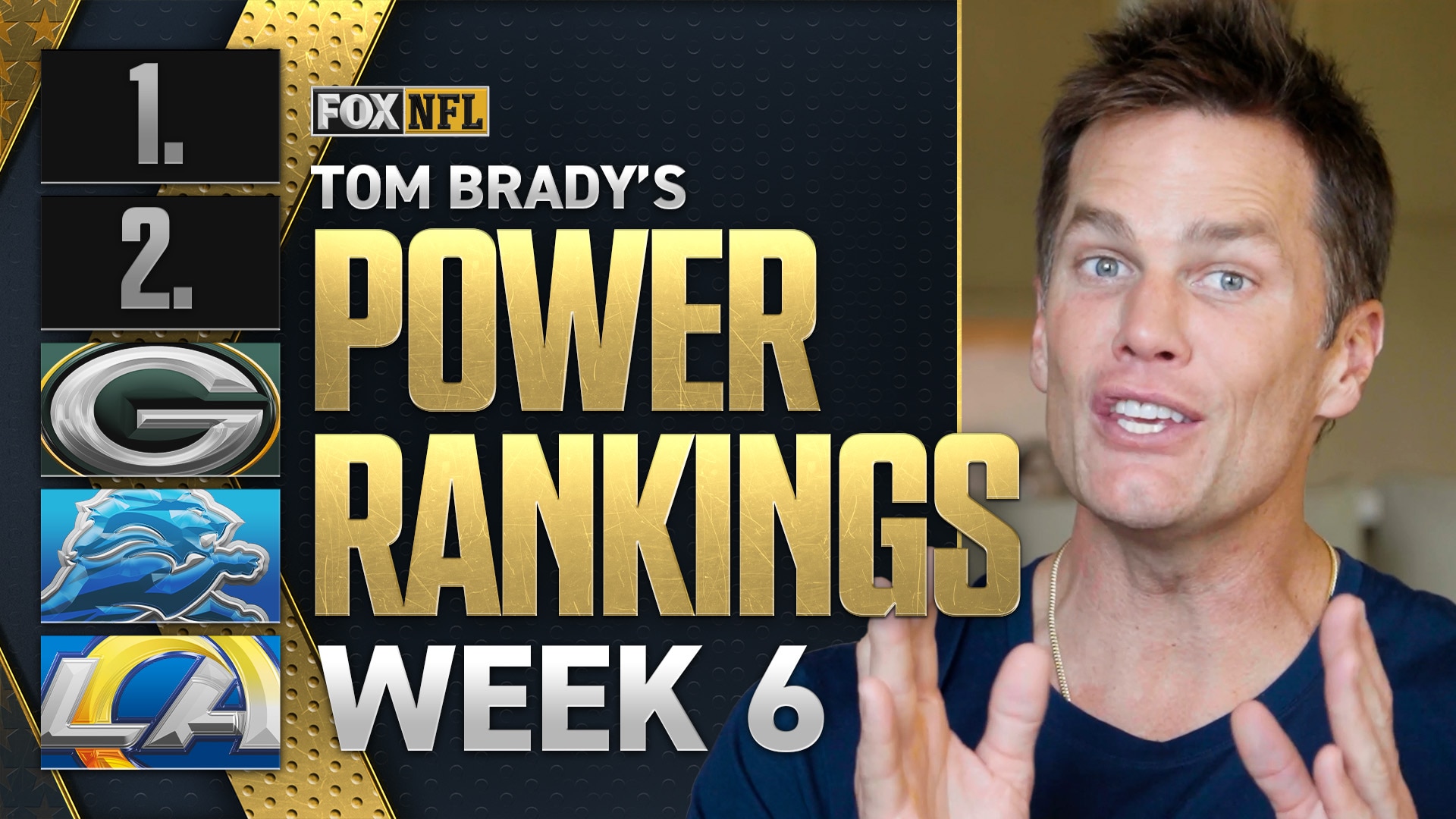 Tom Brady's Week 6 Power Rankings 🚨