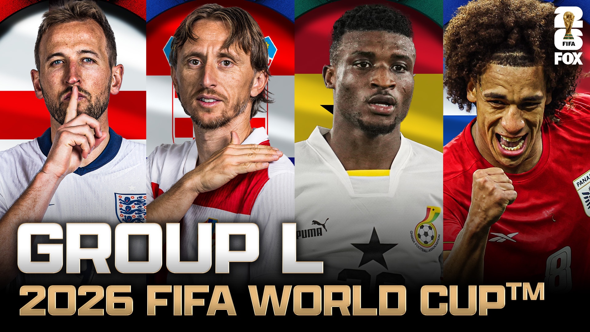 Group L: England, Croatia, Ghana, and Panama | 2026 FIFA World Cup Draw