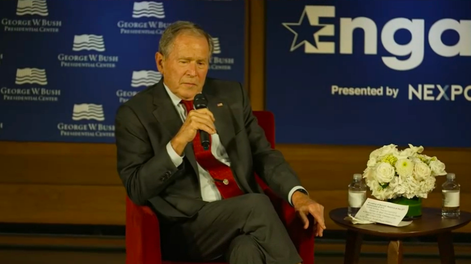 George W Bush recalls moment with Derek Jeter before nerve-wracking pitch at Yankee Stadium after 9/11