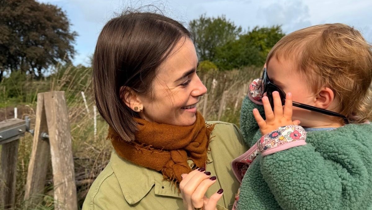 Lily Collins Shares Sweet Photos of Daughter Tove on European Vacation