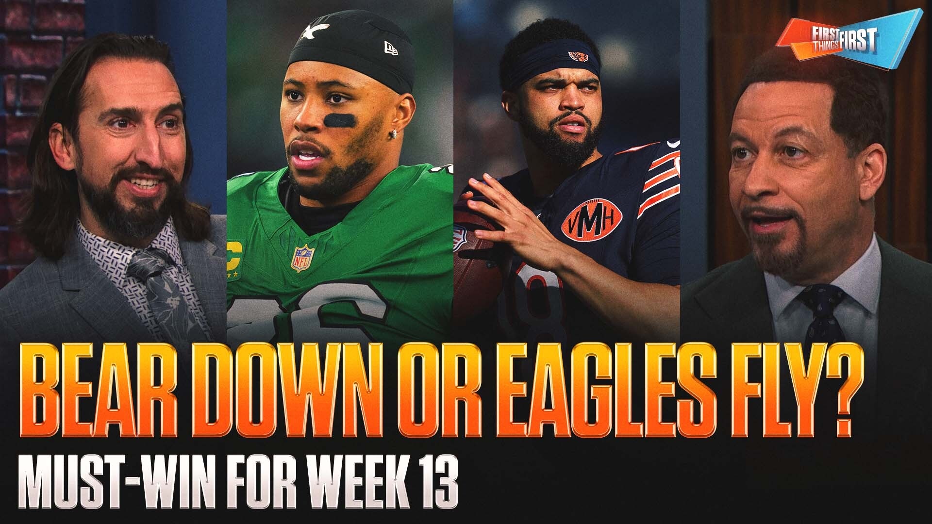 Lions &amp; Packers in Must-Win mode, Ravens vs. Bengals, Will the Bears beat the Eagles? | FTF