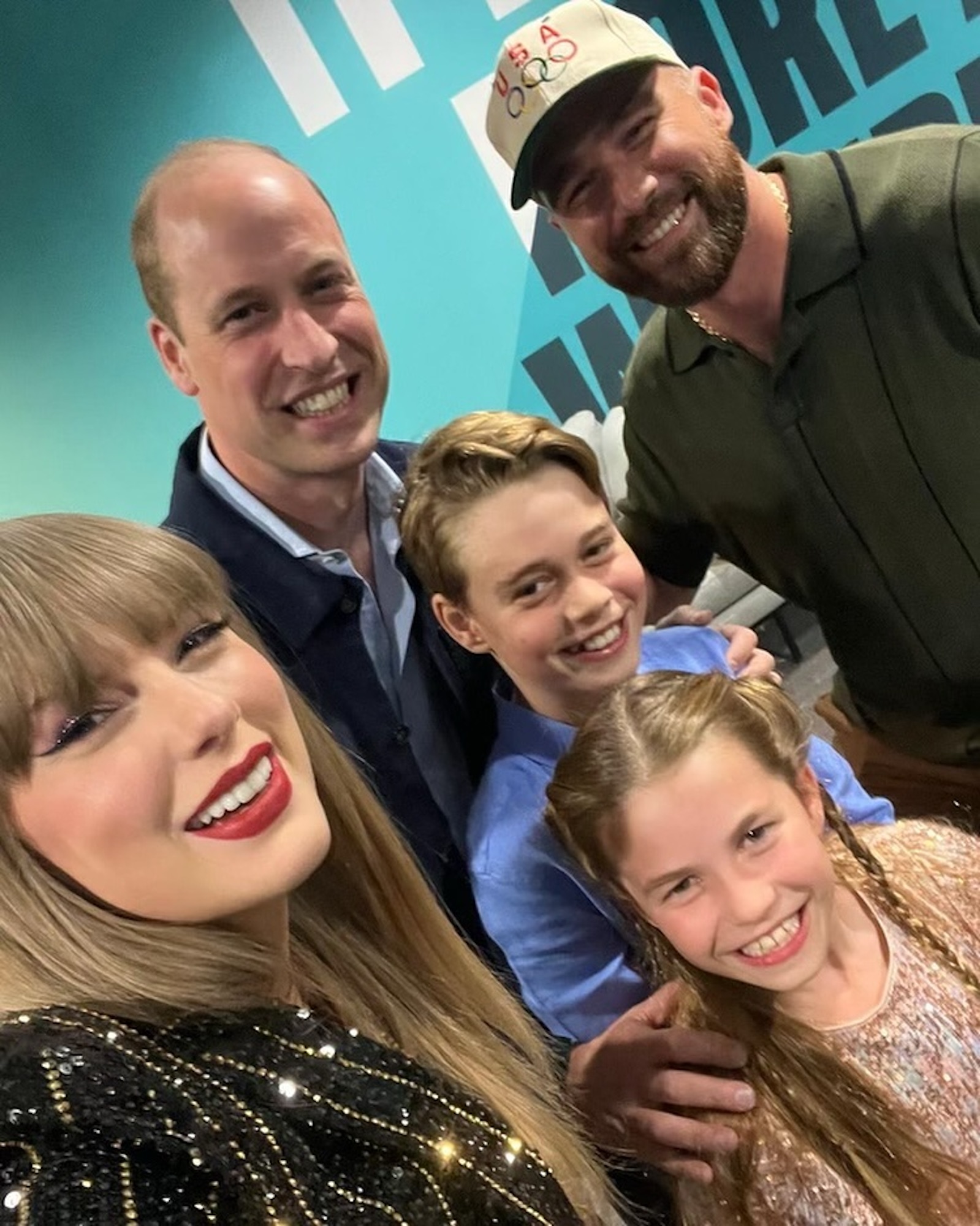Prince William Jokes He Tried to 'Move' Travis Kelce Out of Taylor Swift Pic