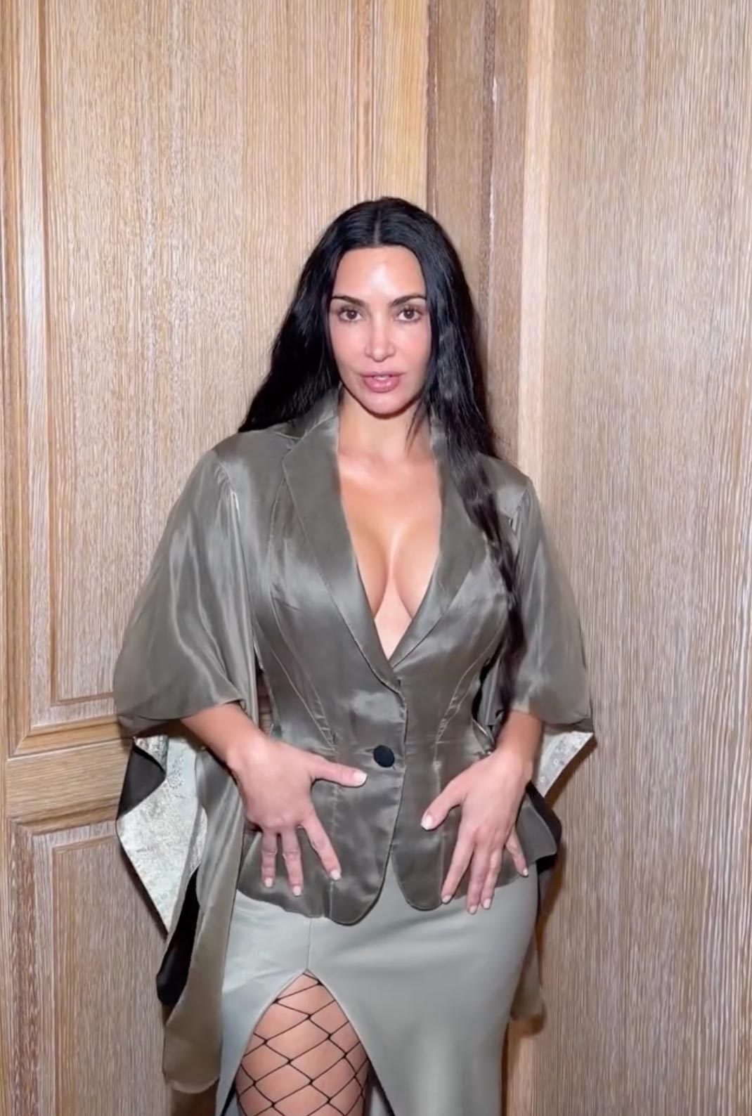 Kim Kardashian Shows How to Get a ‘Perfect Boob’ Look With Skims Bodysuit
