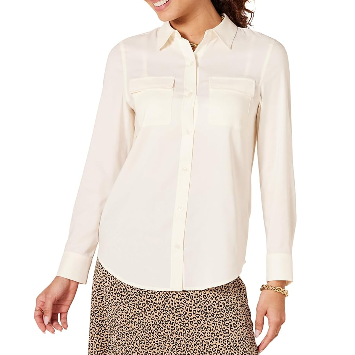 Recreate Melanie Griffith’s Breezy Spring Blouse Look for Just $15