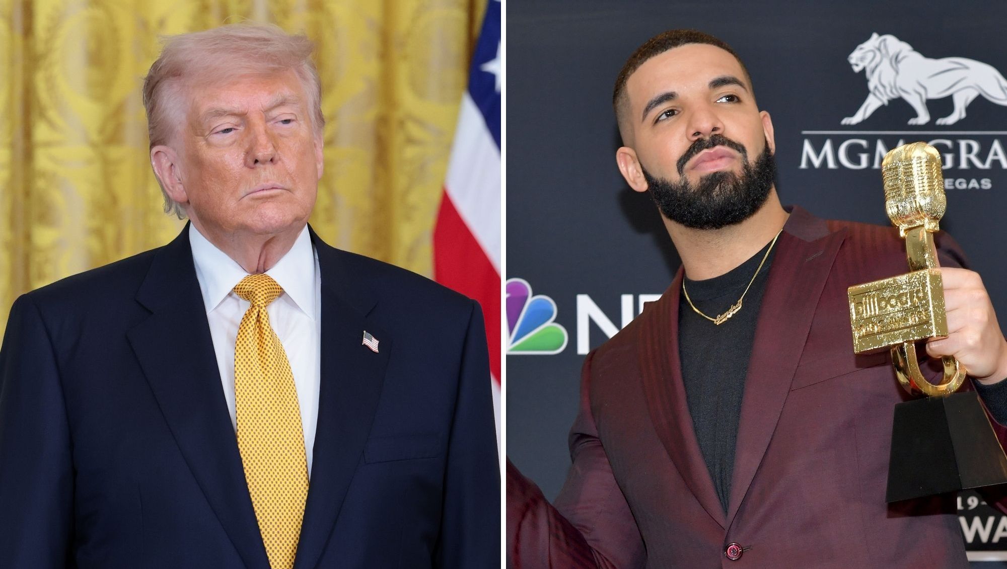 Donald Trump's White House Raises Eyebrows With AI Photo of Drake’s Album
