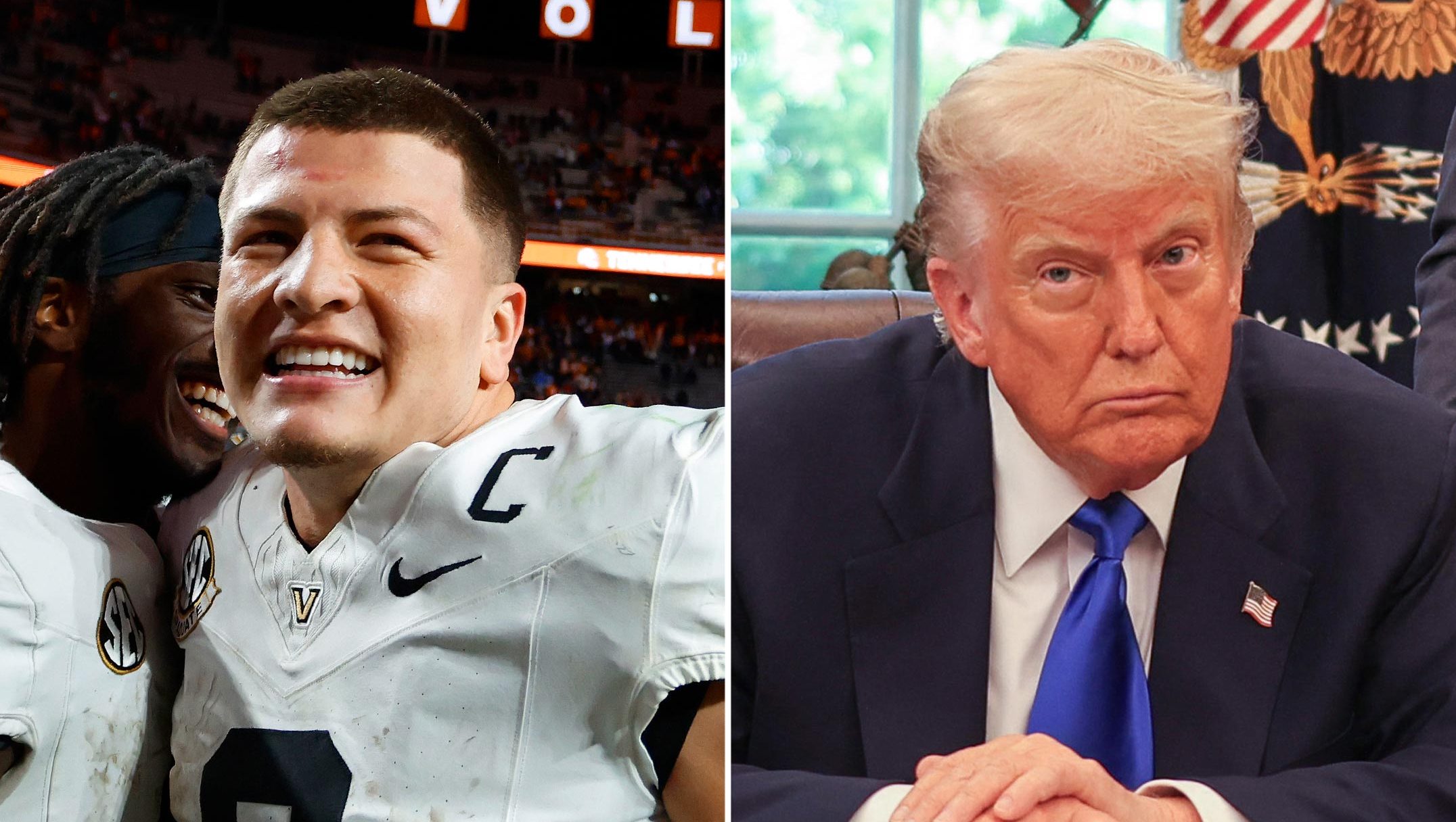 Vanderbilt QB Diego Pavia Asks President Trump to Expand Collegiate Playoffs