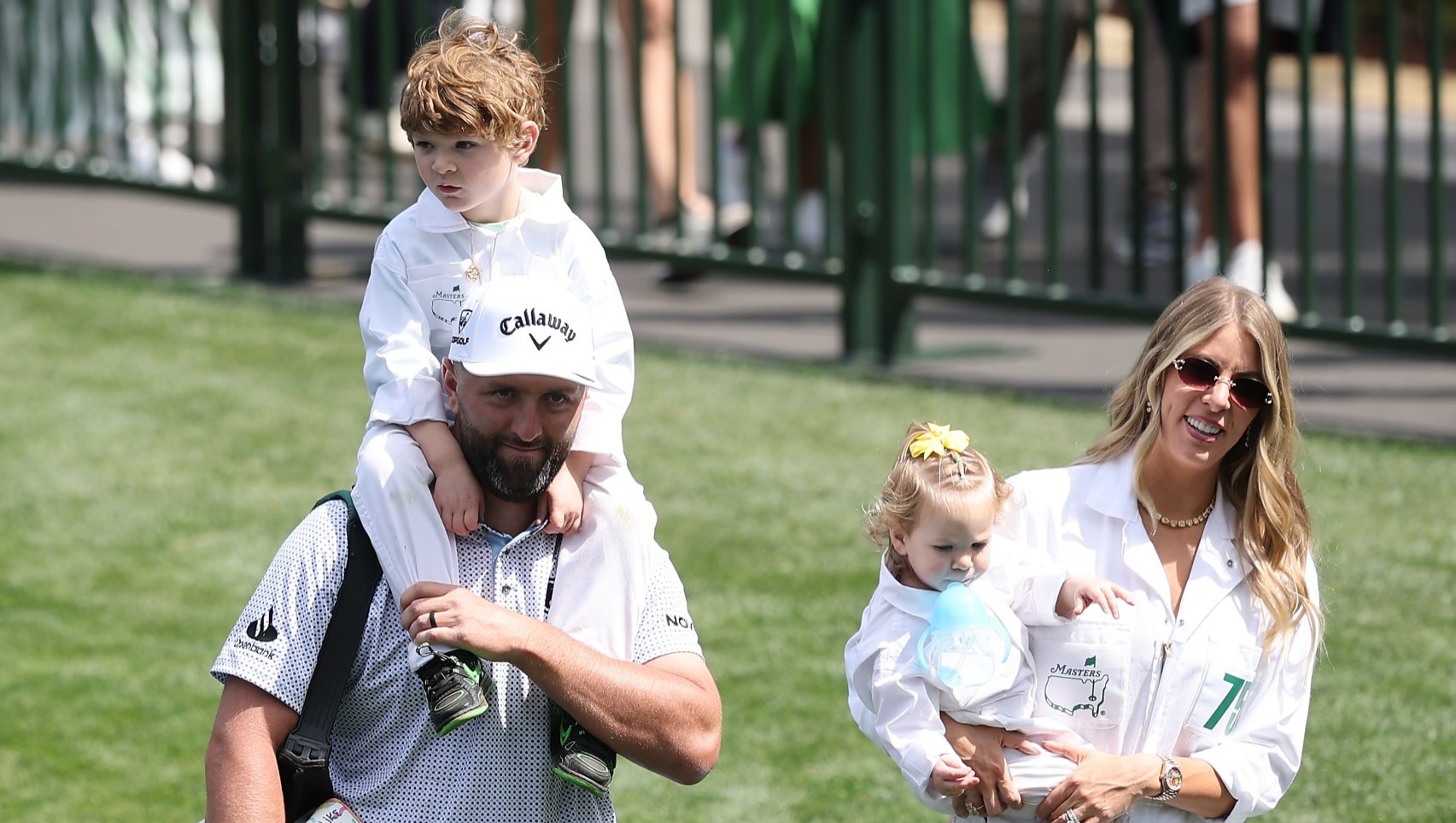 Golfer Jon Rahm’s Wife Kelley and Kids Join Him at the 2026 Masters