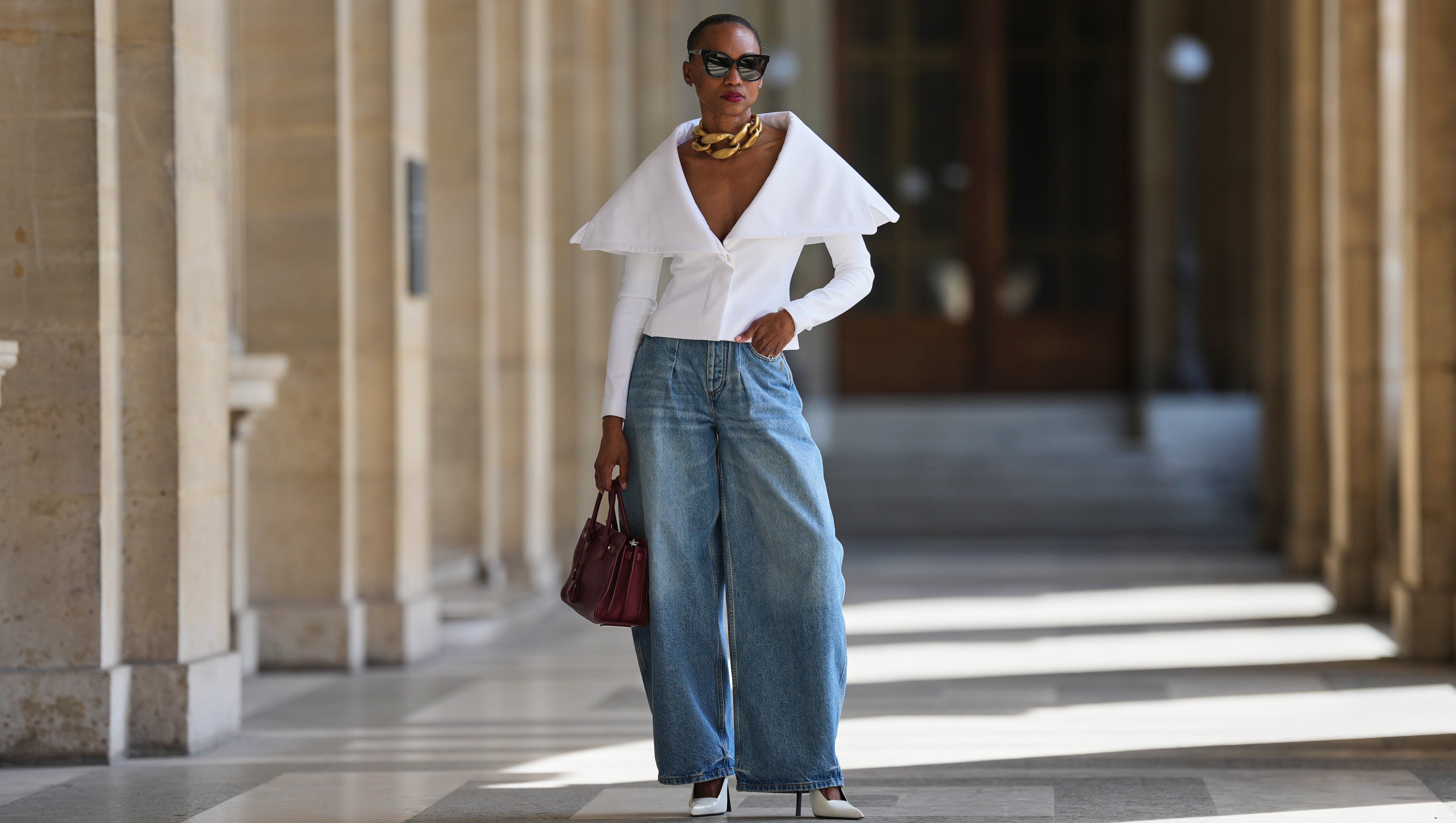 Move Over, Wide-Leg Jeans! Barrel-Leg Styles Are Fall's New Favorite