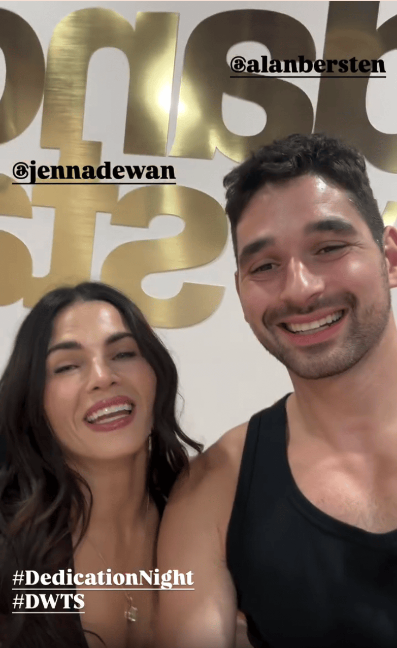 Jenna Dewan Teases 'DWTS' Routine With Alan After Val Is Benched