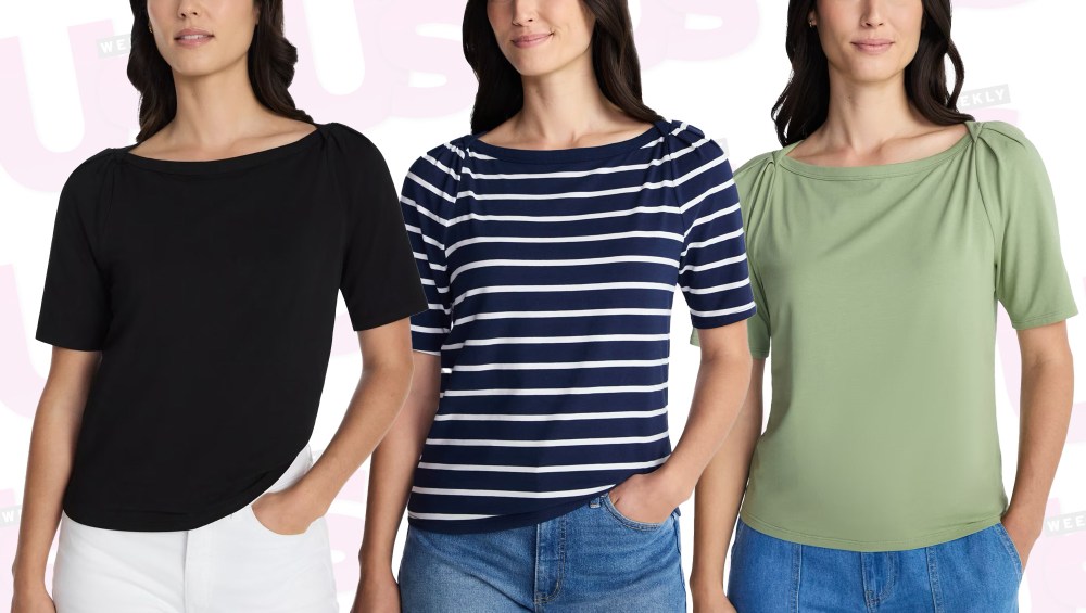 This French Girl-Inspired Tee Is a 'Must' for Covering up the Arms