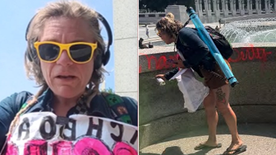 WWII Memorial vandalism suspect in custody, charged with two felonies, Pirro says