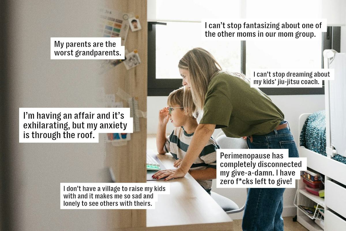 “I Can’t Stop Fantasizing About Another Mom In Our Mom Group” &amp; 45 Other Mom Confessions