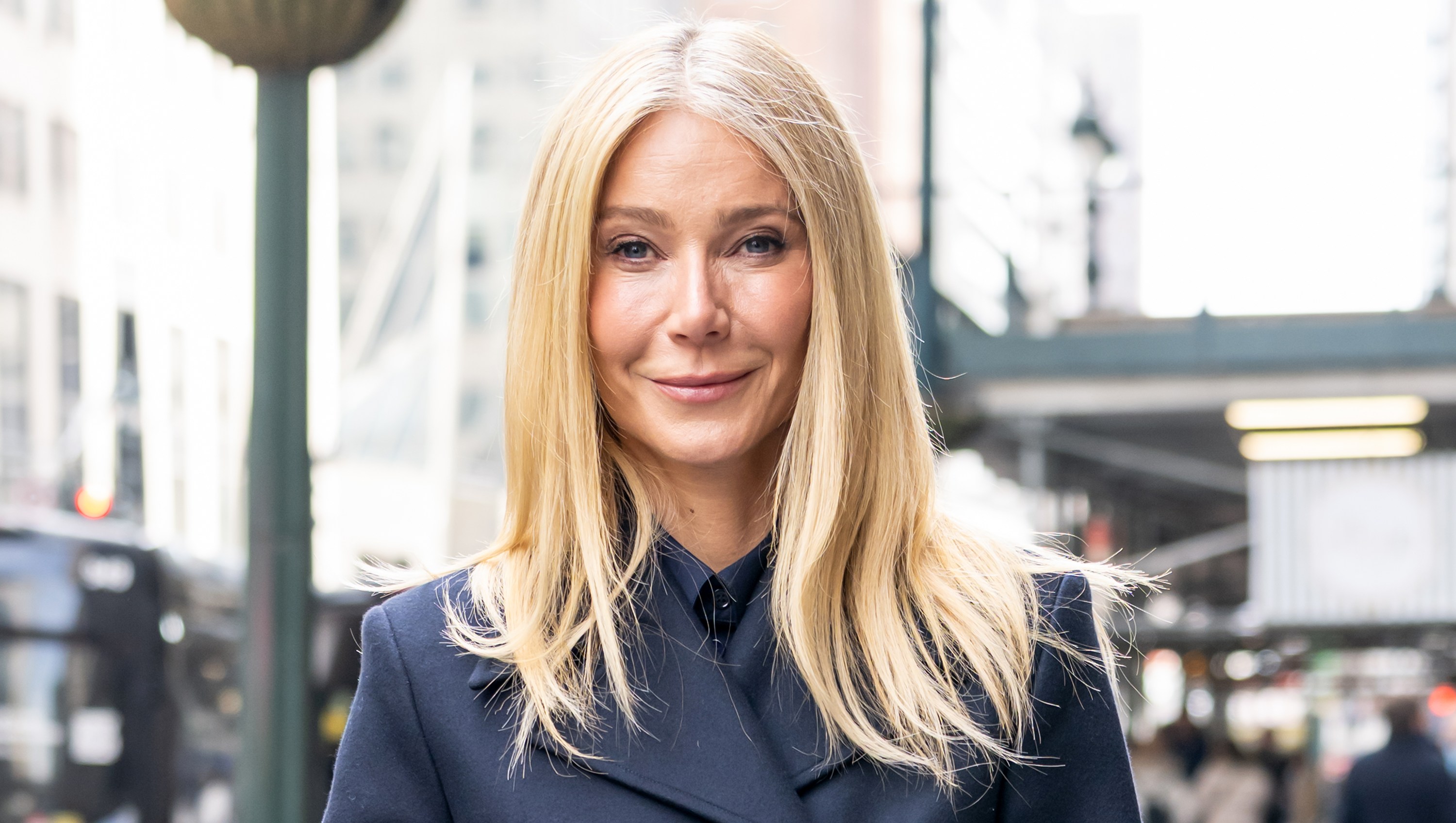 Gwyneth Paltrow's 'Denim Blue' Cashmere Sweater Has a $30 Twin