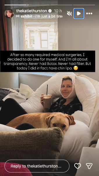 Katie Thurston Undergoes Chin Liposuction Amid Breast Cancer Battle
