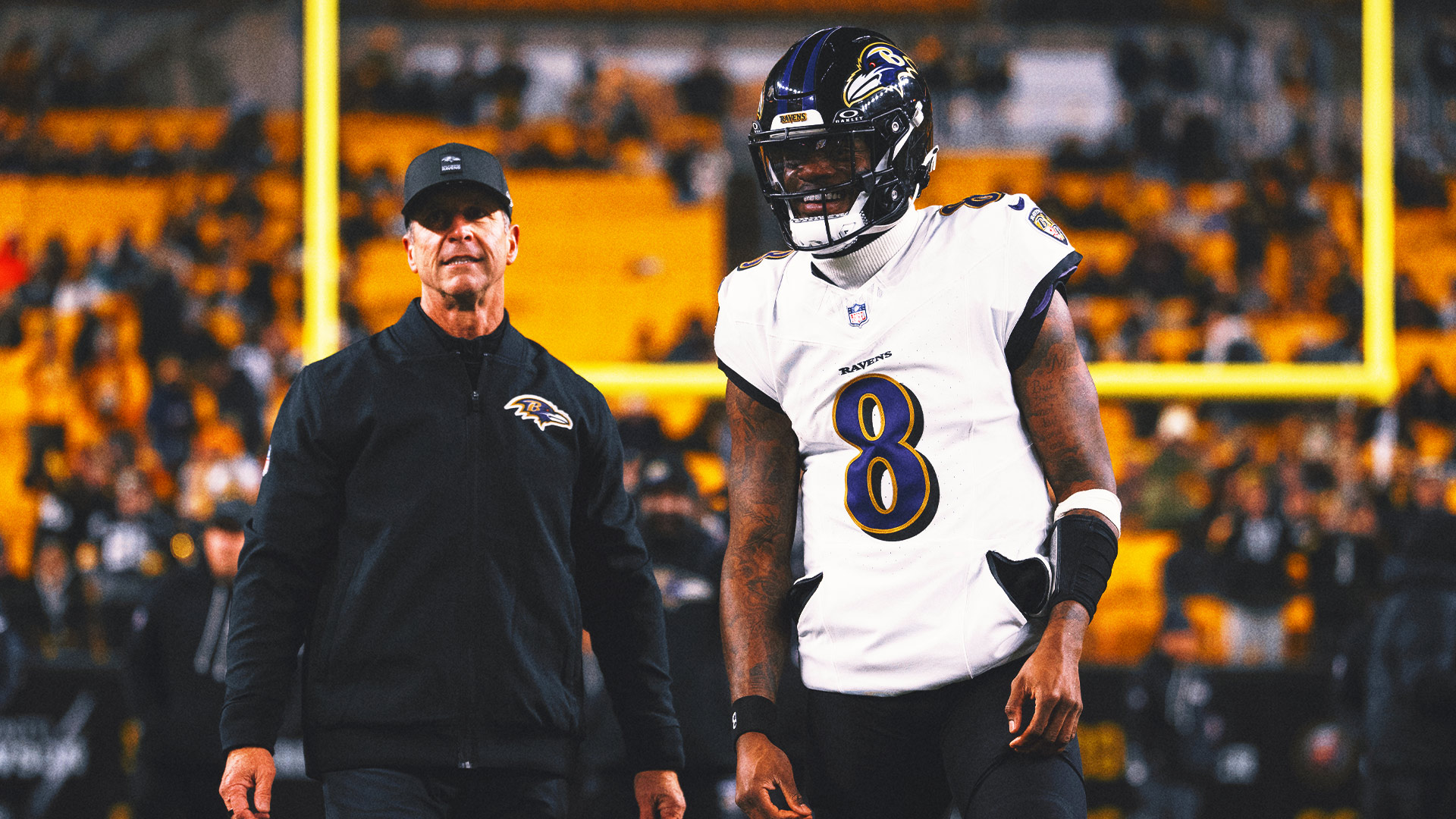 Lamar Jackson Declines to Talk About John Harbaugh, Ravens Future: 'Not My Focus'