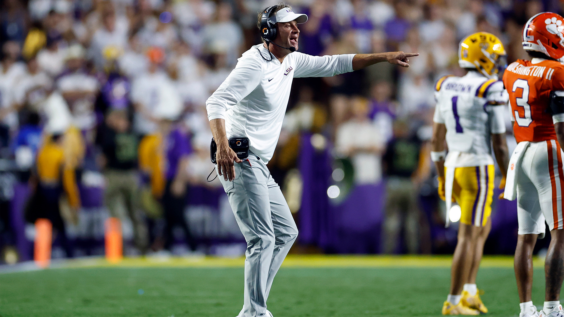 LSU Enters Top 10, Michigan Falls Out Of AP Top 25 After Week 1