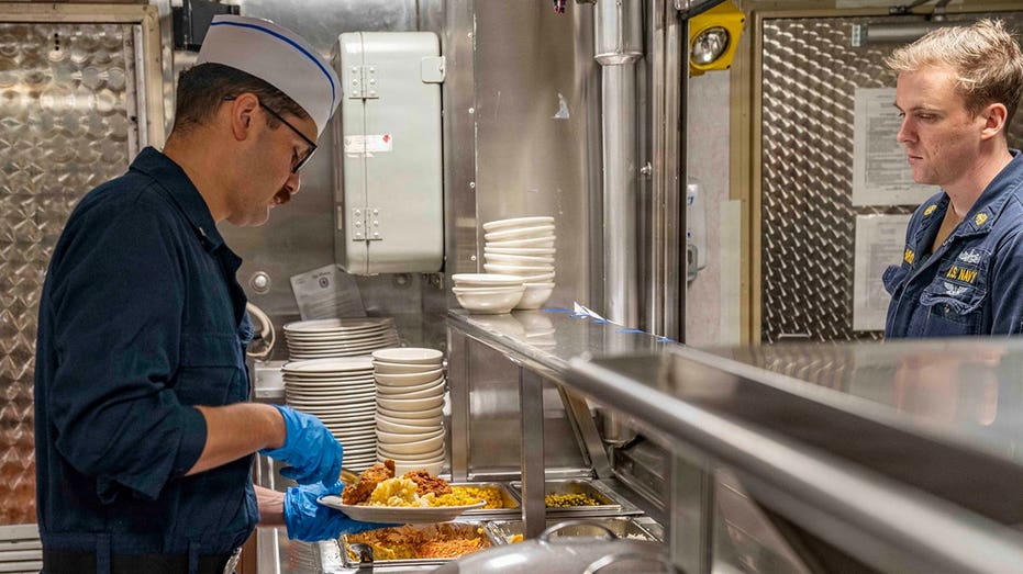 US Navy releases photos of 'fresh meals,' pushes back on reports of food shortages on Middle East warships