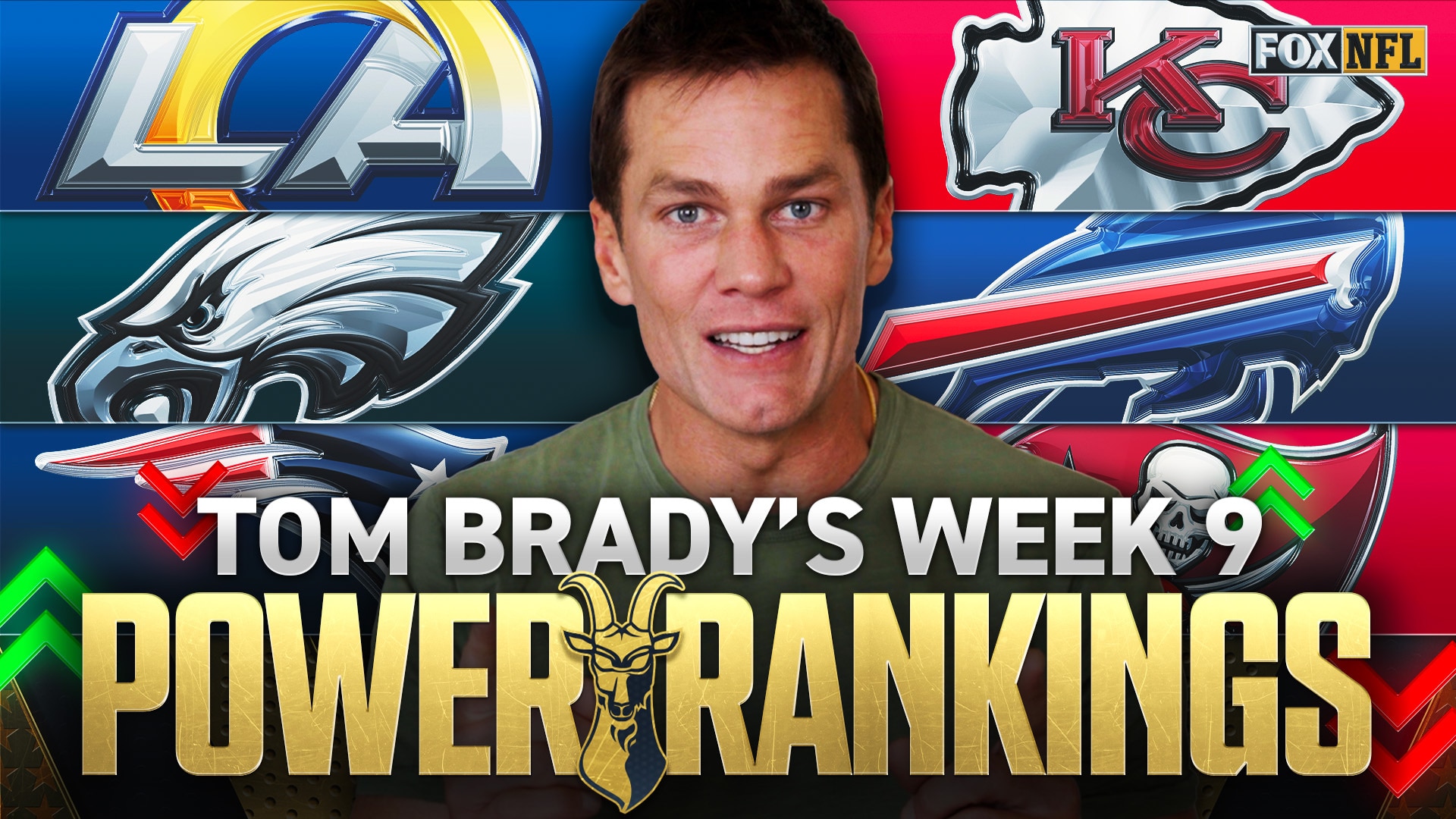 Tom Brady's Week 9 Power Rankings 🚨