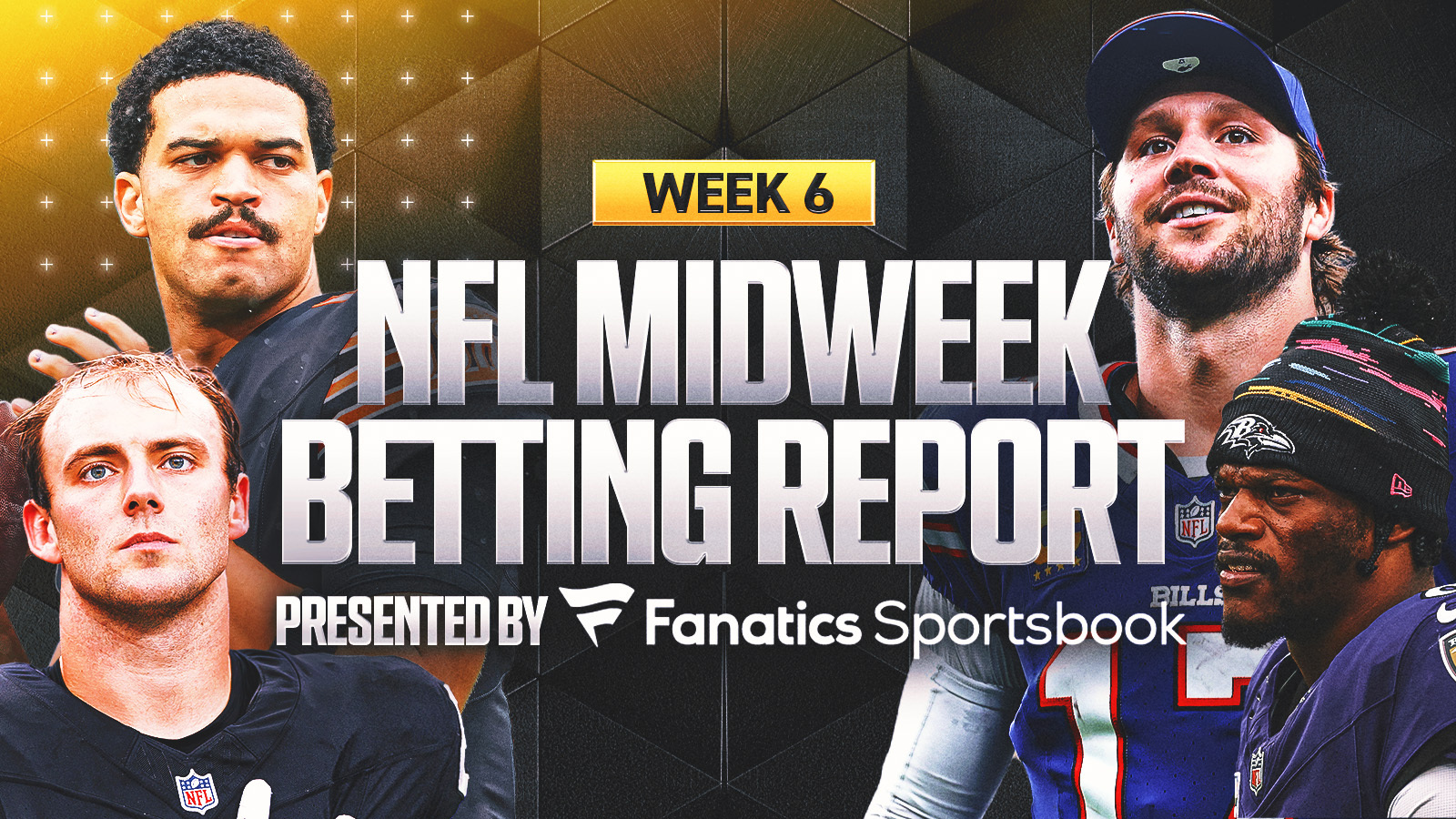 NFL Week 6 Betting Report: Bettors Backing The Over In Caleb Williams' Return