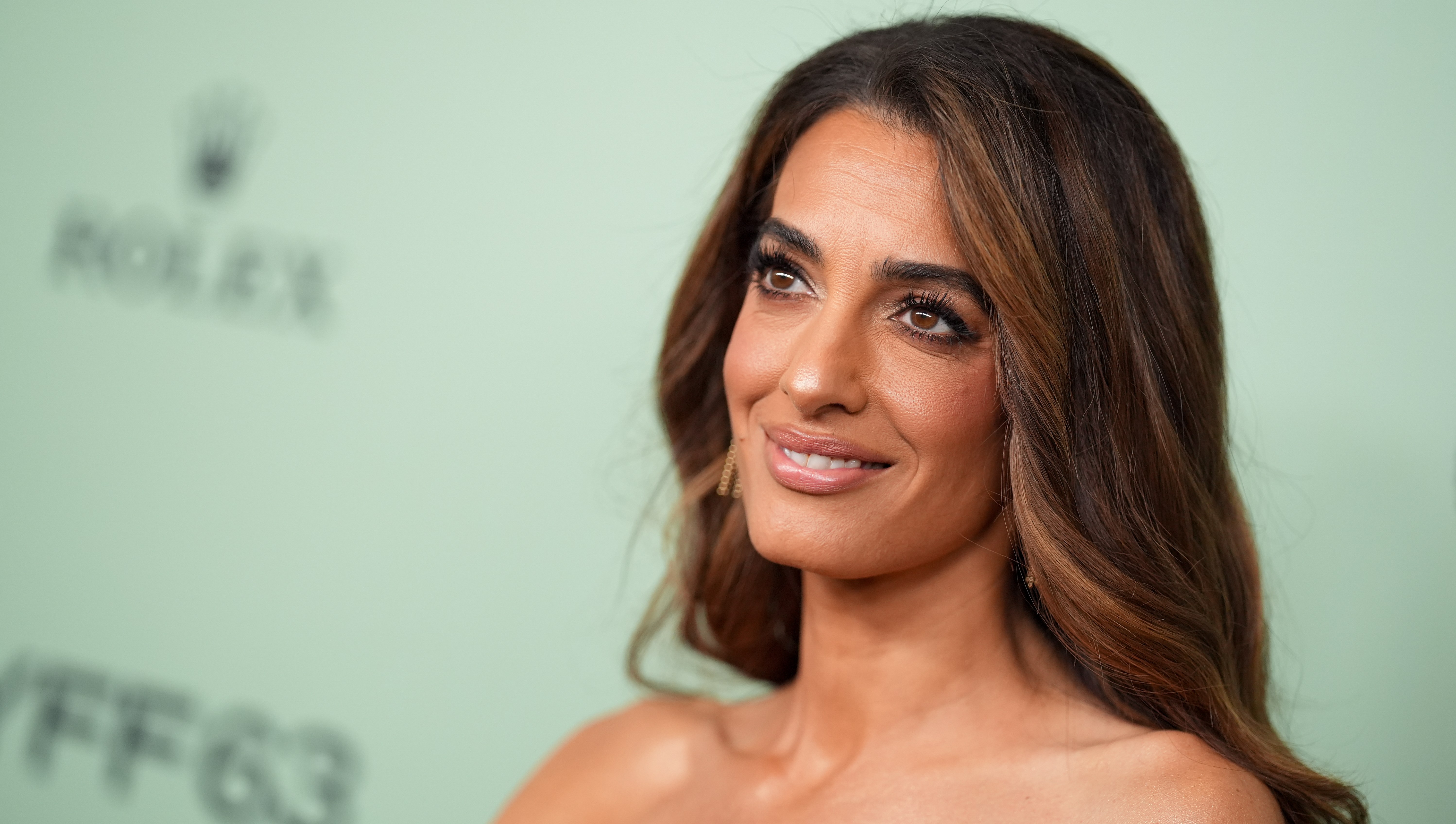 Amal Clooney’s Glossy Hair Secret Is a $30 Shine Spray
