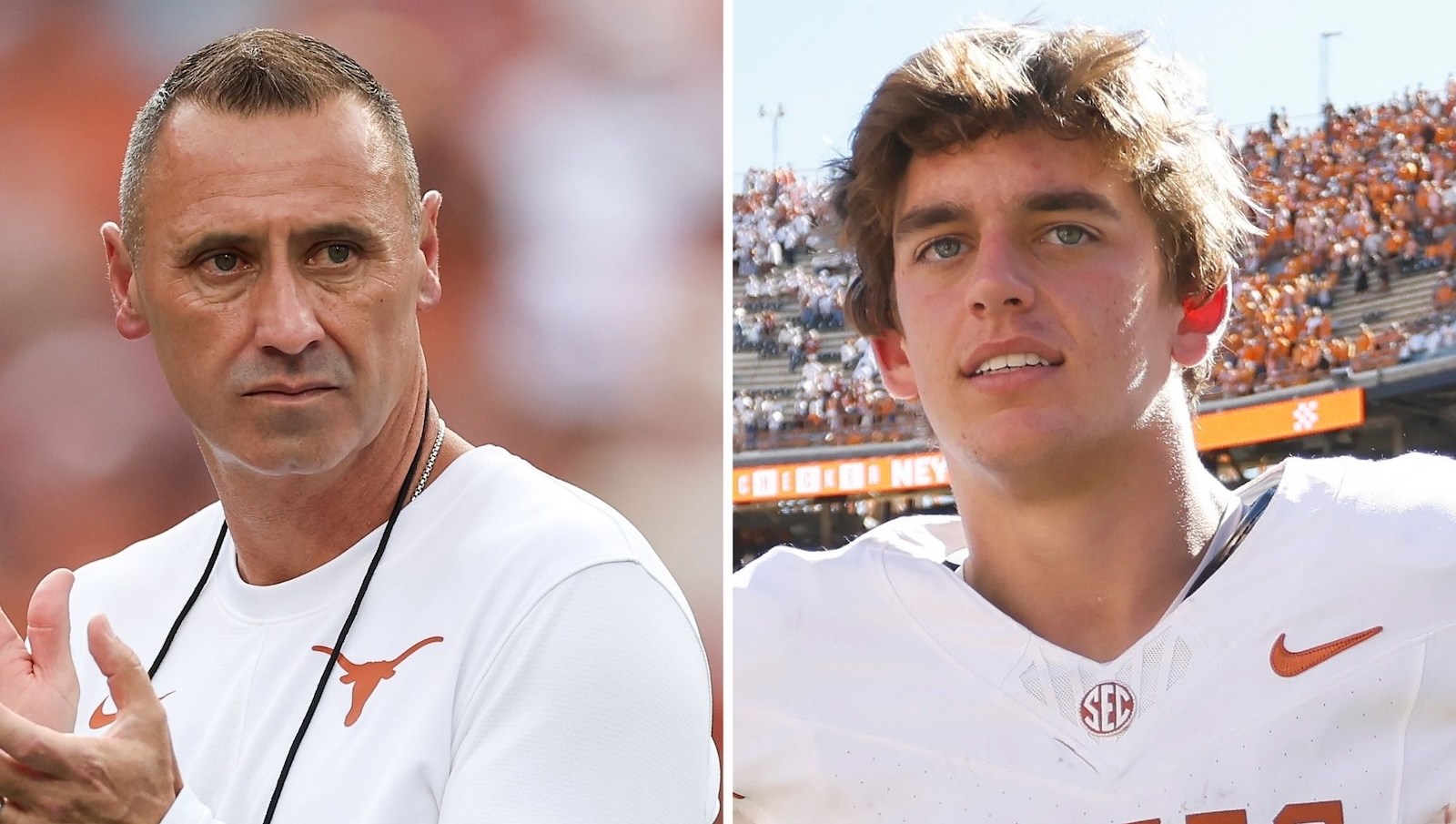 Steve Sarkisian Defends Arch Manning Amid Criticism: 'Expectations Are High'