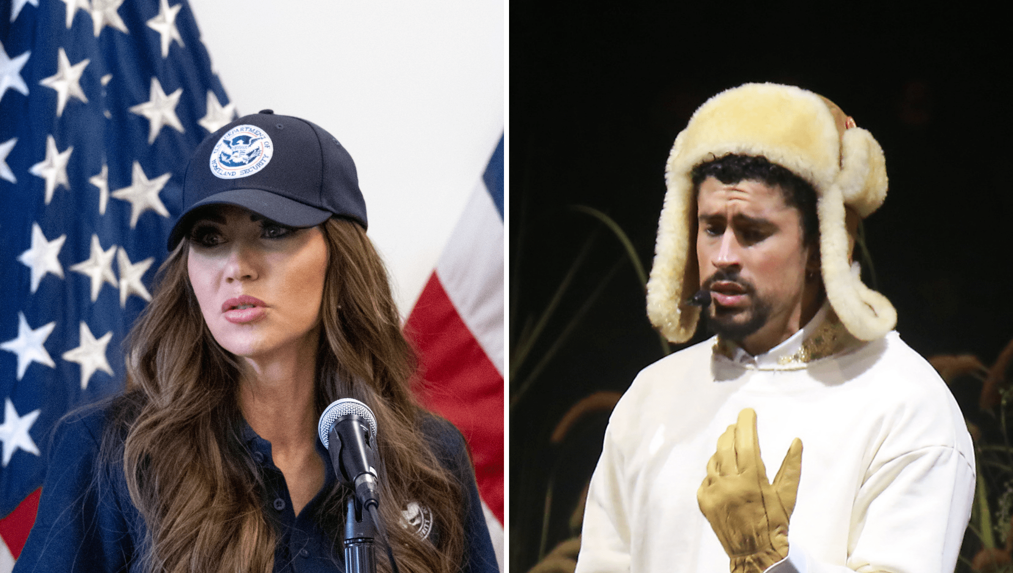 Kristi Noem Says ICE Will 'Be All Over' Bad Bunny SB LX Halftime Show