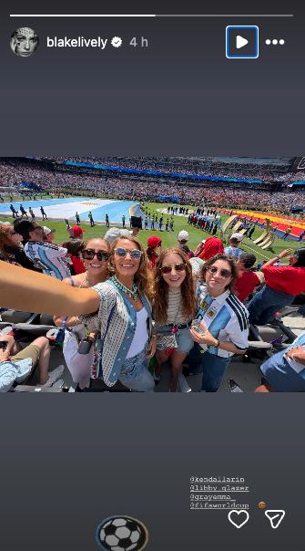 Blake Lively Attends World Cup Final After Justin Baldoni Legal Settlement