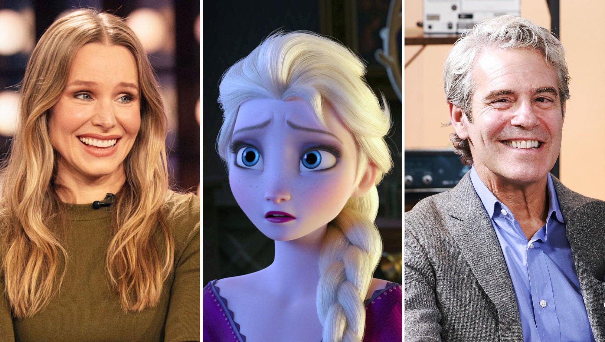 Andy Cohen Tells Kristen Bell That His Son 'Hates' Elsa From 'Frozen'