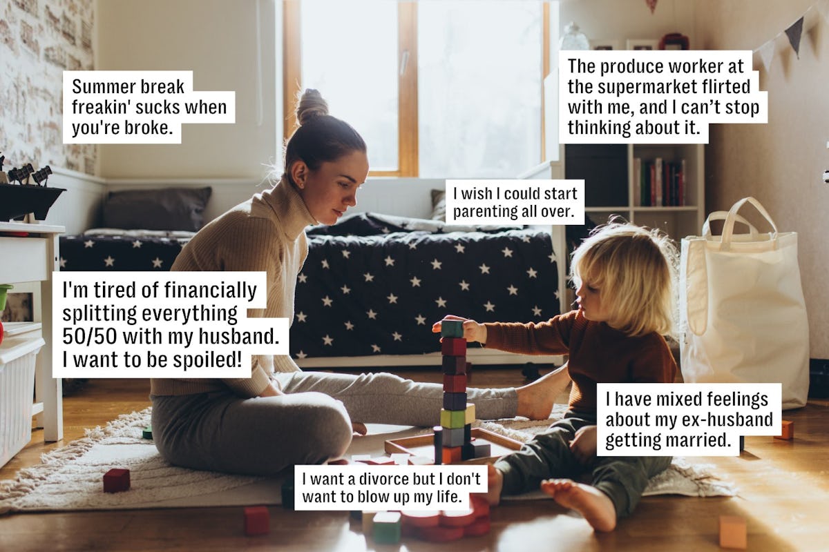 “I Want A Divorce But Don’t Want To Blow Up My Life” &amp; 46 Other Mom Confessions