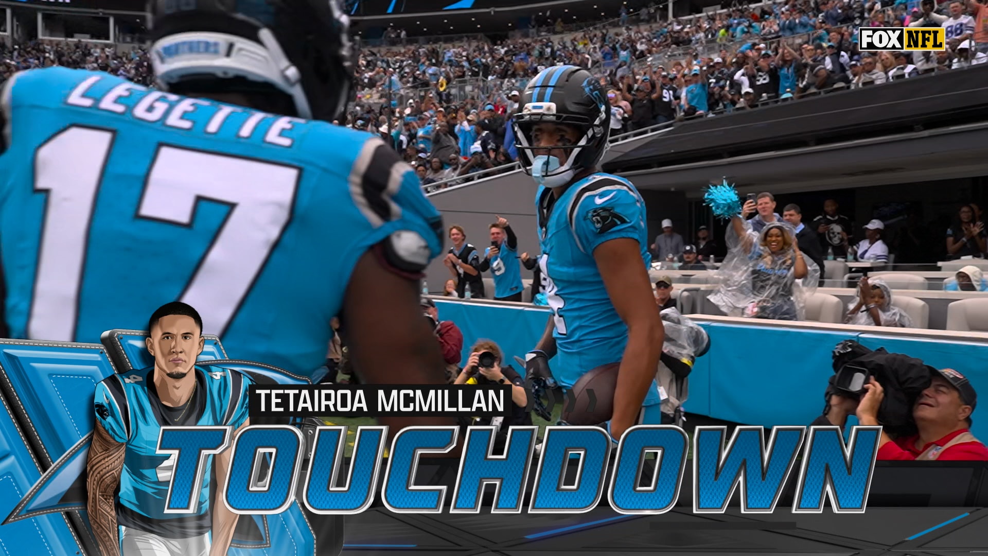 Panthers' Tetairoa McMillan gets FIRST NFL TD to tie game against Cowboys | NFL Highlights
