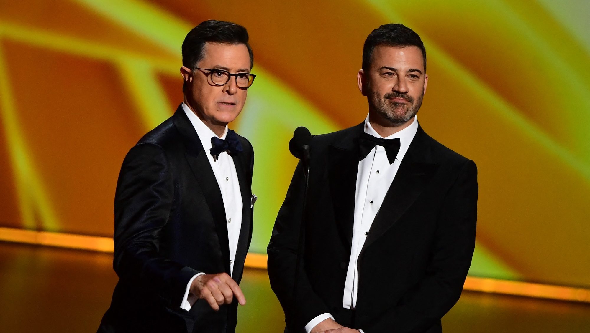 Jimmy Kimmel Invites Stephen Colbert to Guest Host After CBS Cancellation