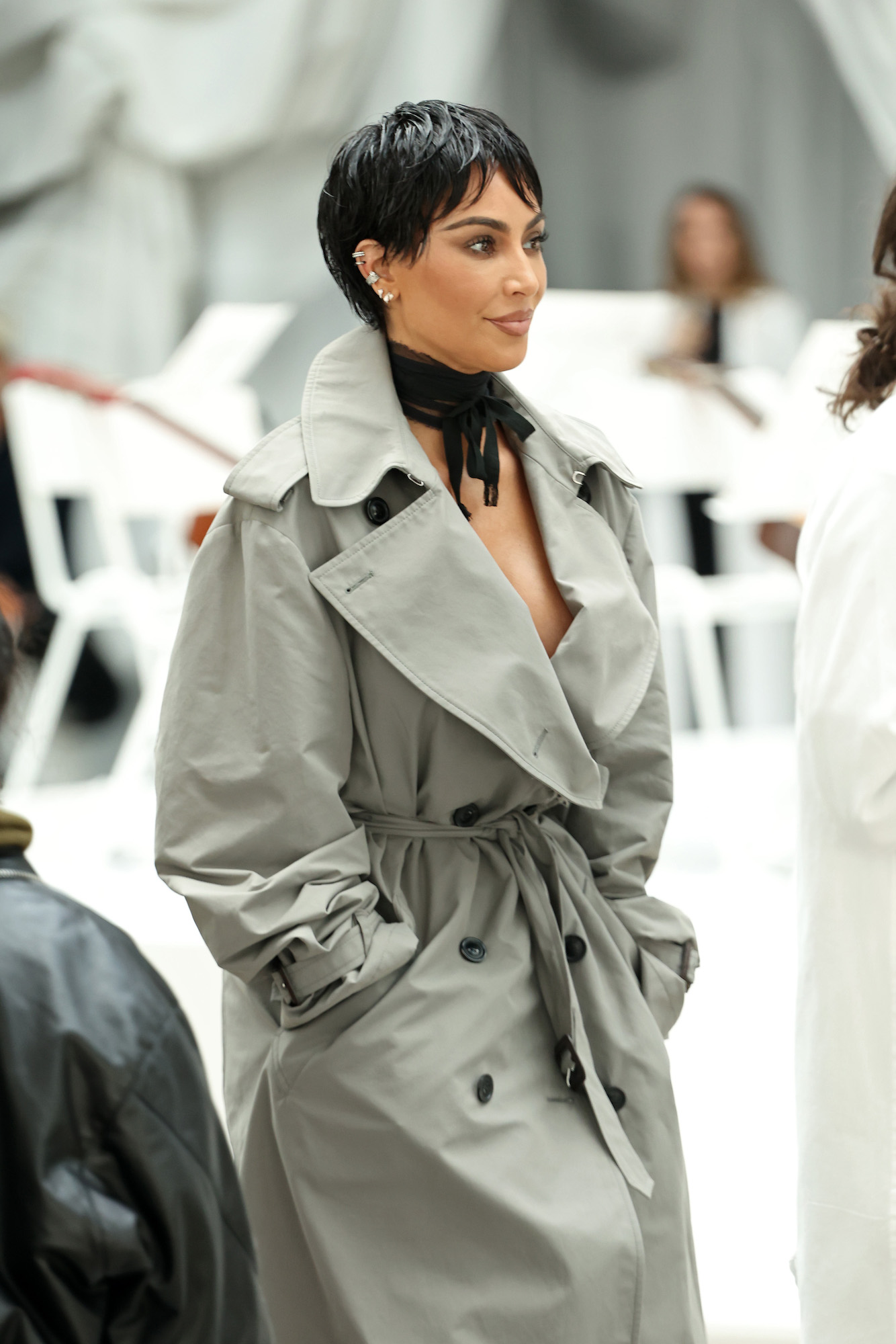 Kim Kardashian Debuts Short 'Paris Pixie' Cut During 2025 Fashion Week