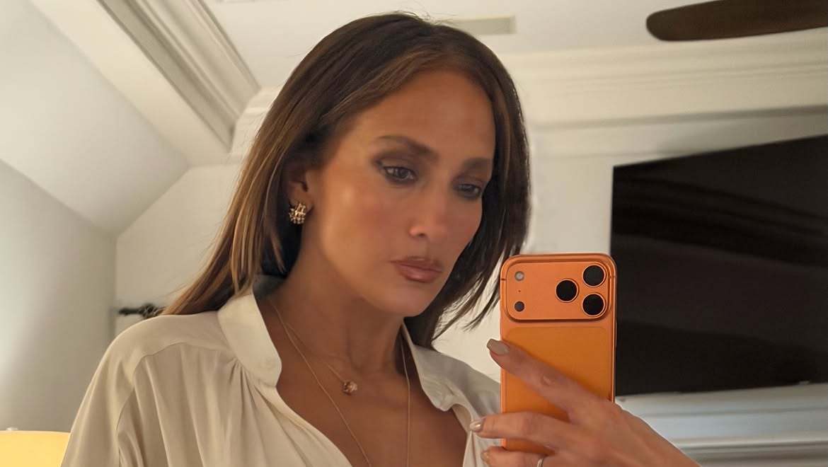 Jennifer Lopez Goes Braless and Shows Off Cleavage in a Jumpsuit