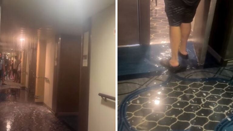 Steaming Water Floods Hallway on Royal Caribbean’s Harmony of the Seas
