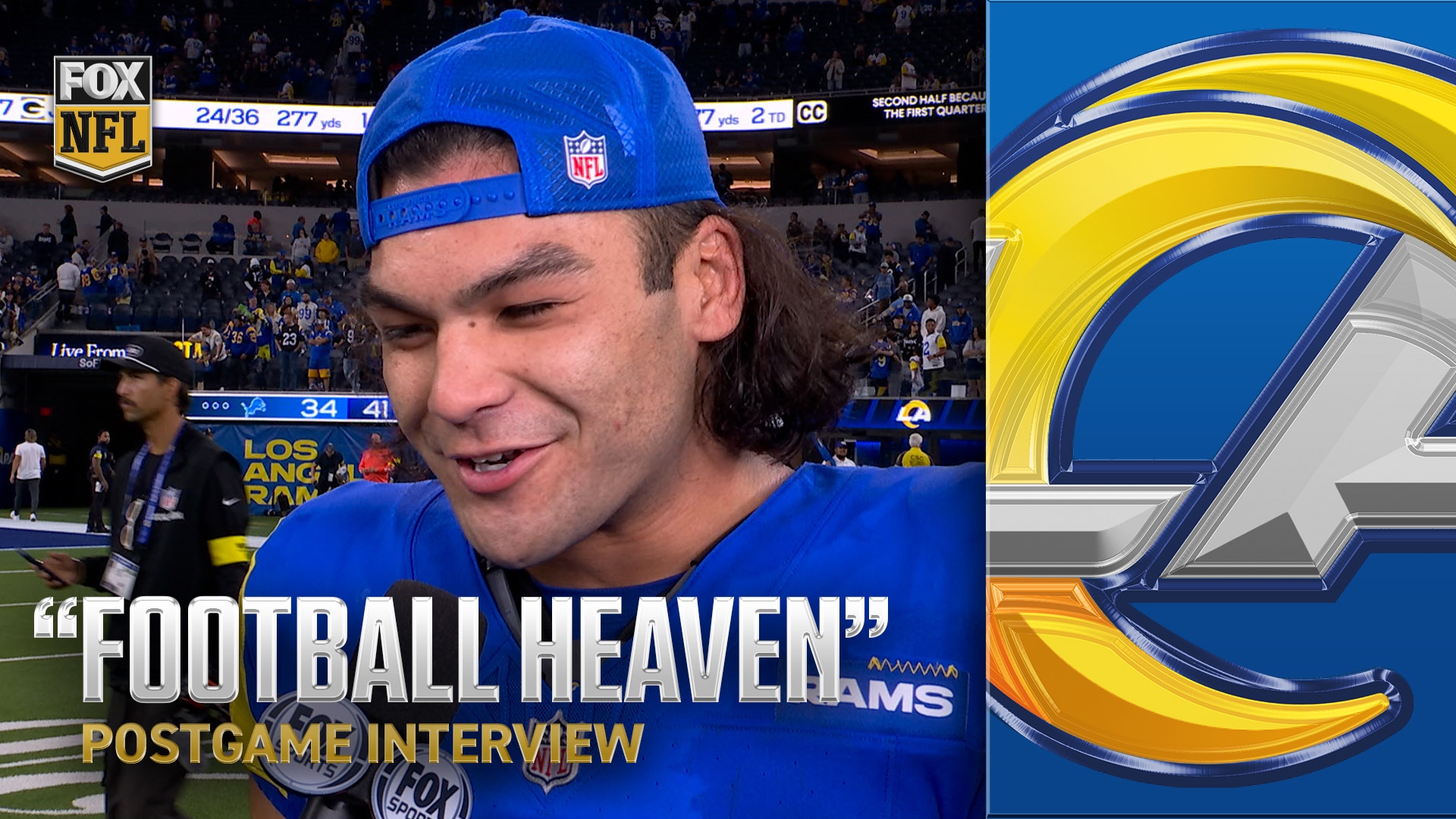 Puka Nacua on Rams' win over Lions: 'This is what football heaven looks like' | NFL on FOX