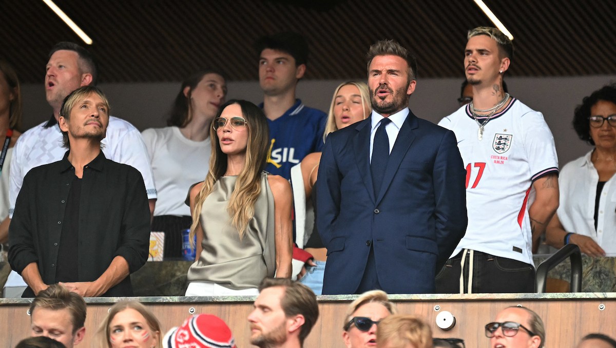 David Beckham Pokes Fun at Victoria's Unimpressed Reaction to England's Win